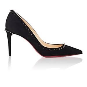 Used Authentic Louboutin's Studded Pumps US size 9